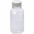 Бутылка 0,1 мл ПЭТ прозрачная с крышкой, горло 28 мм