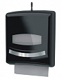  Диспенсер для листовых полотенец V-сложения Элит под 2 пачки, ABS-пластик черный KSITEX (TH-8238B)