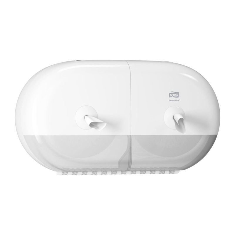 Tork SmartOne двойной диспенсер для туалетной бумаги в мини рулонах белый (682000)