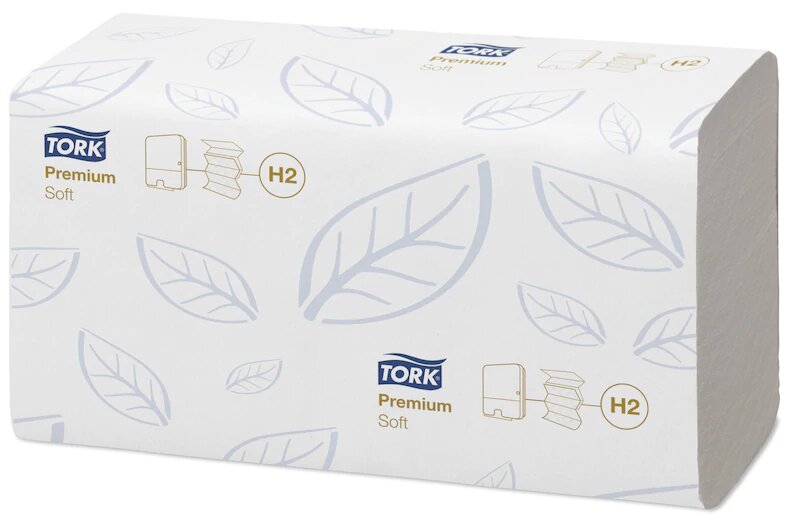 Tork Xpress Premium листовые полотенца 21*34 см Multifold мягкие 2 сл 110 листов белые