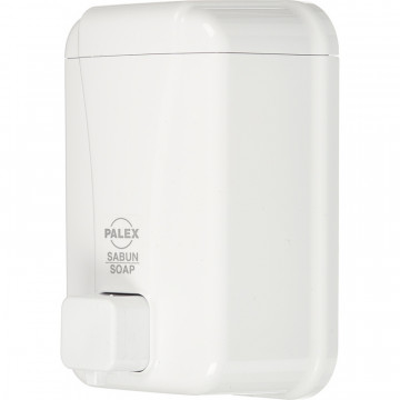 Дозатор для жидкого мыла, ABS-пластик белый 500мл PALEX