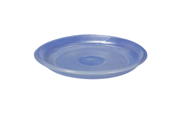 Тарелка десертная прозрачная Полимерпласт D17 50 шт/уп 