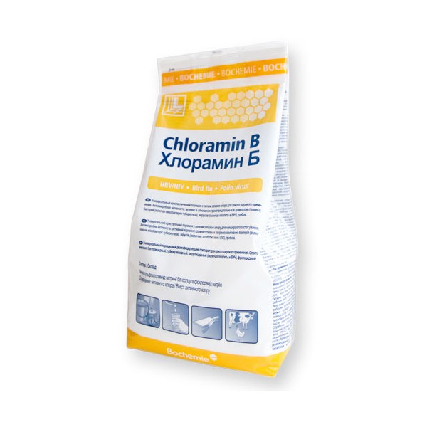 Хлорамин Б средство дезинфицирующее (порошок в пакете) 300 гр.