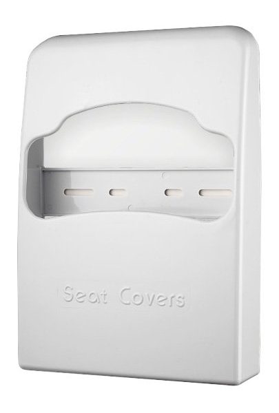Диспенсер для одноразовых сидений на унитаз1/4, ABS-пластик белый KSITEX Артикул PTC-506-1/4