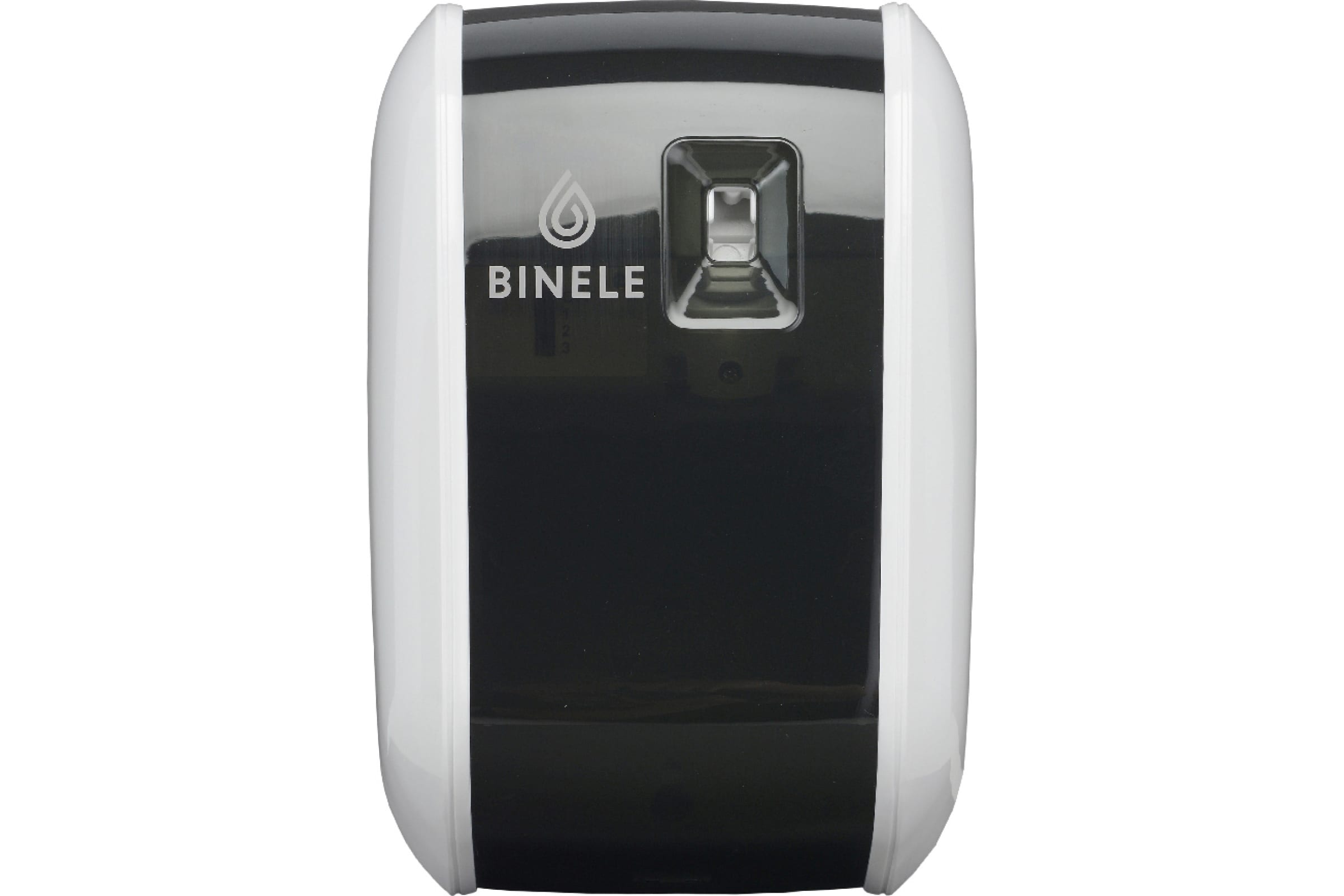 Автоматический диспенсер жидкого освежителя воздуха Fresher, ABS-пластик белый/черн BINELE (PD01WB)