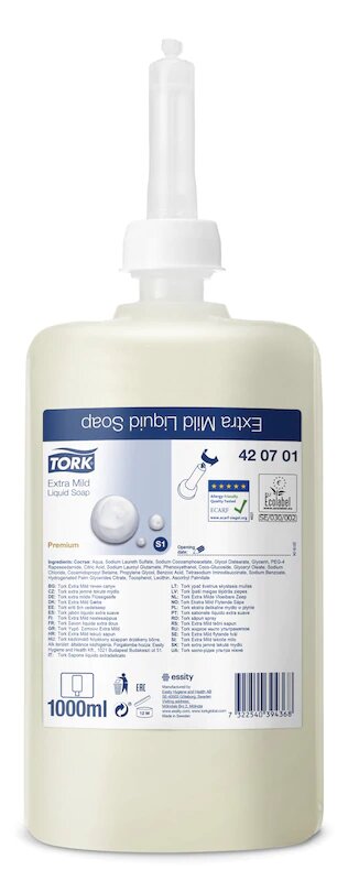 Tork Premium жидкое мыло ультро-мягкое 1 л S1
