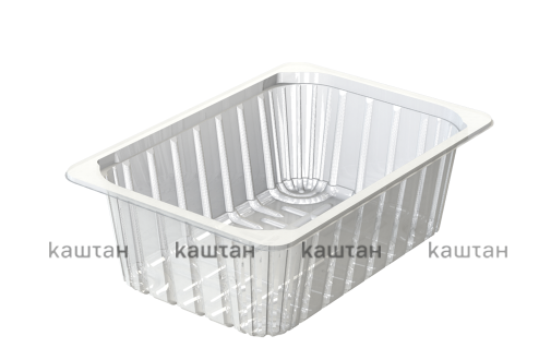 Контейнер для запайки, прозрачный, ПП, 1300 мл
