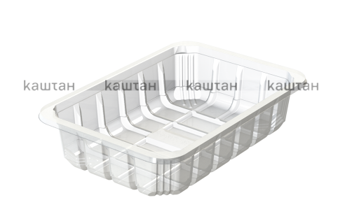 Контейнер для запайки, прозрачный, ПП, 1500 мл