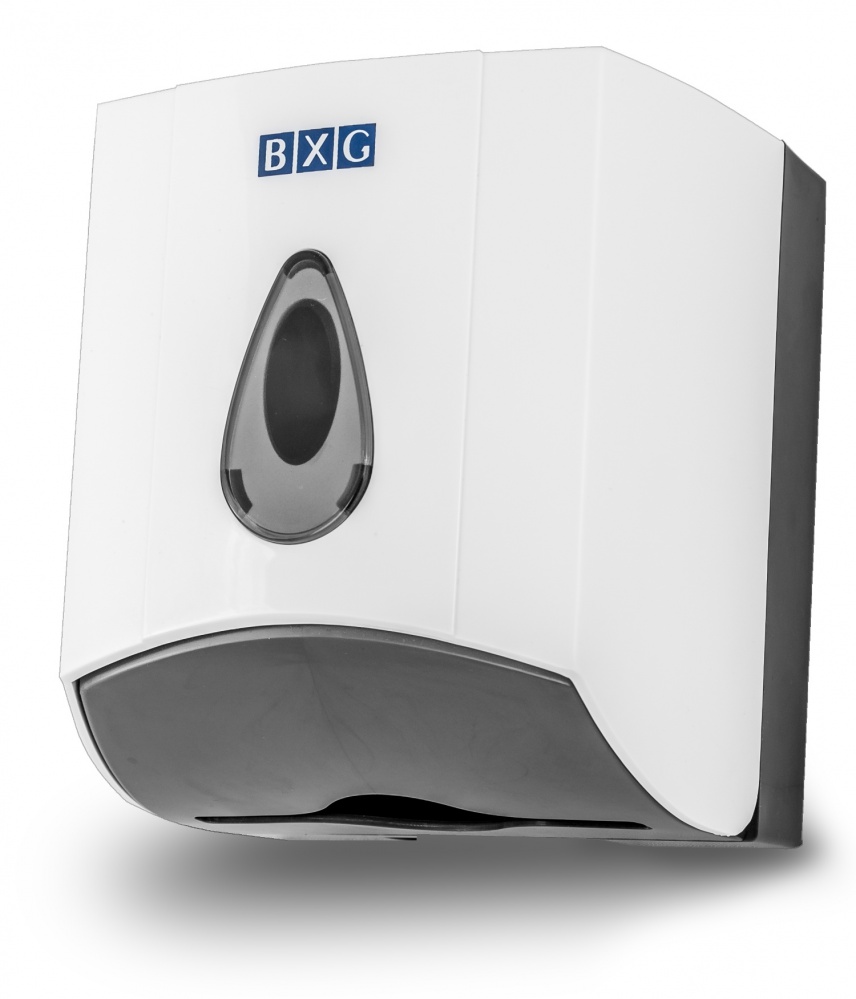 Диспенсер для листовой туалетной бумаги, ABS-пластик белый BXG Артикул BXG-PDM-8087