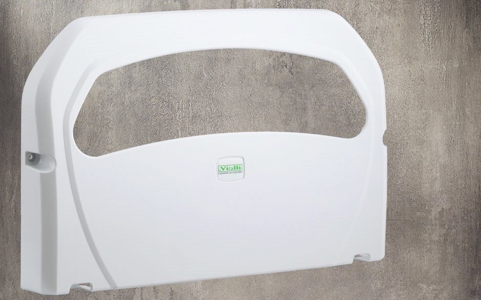 Диспенсер для одноразовых сидений на унитаз1/2, ABS-пластик белый VIALLI